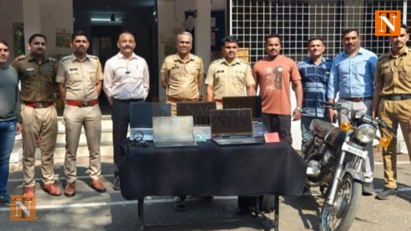 Sadar Police Arrest 19 Year Old Web Designer and Minor for Stealing Laptops, Cash Worth Rs 1.80 Lakh in Nagpur